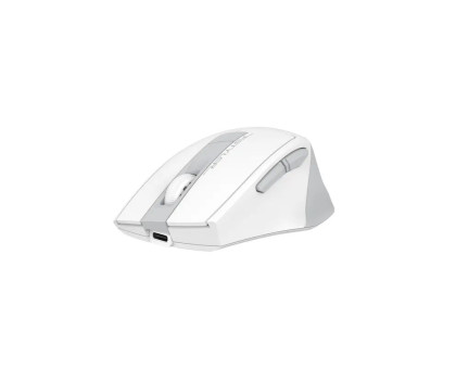 Миша бездротова безшумна A4Tech Fstyler FG35CS Plus (White),  USB, колір білий+сірий