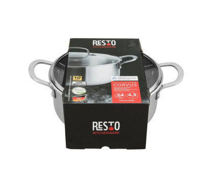 Кастрюля з кришкою RESTO 95026, 4,25 л