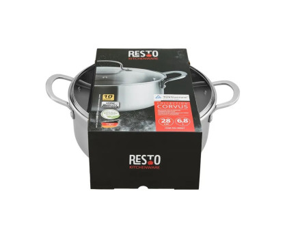Кастрюля з кришкою RESTO 95027, 7,3 л