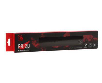 Підставка під зап'ястя для клавіатури Bloody PR-20 (Black), 385мм чорна
