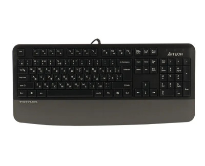 Клавіатура дротова A4Tech Fstyler FK20, USB, колір темно-сірий