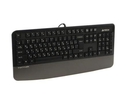 Клавіатура дротова A4Tech Fstyler FK20, USB, колір темно-сірий
