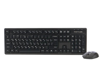Комплект бездротовий, клавіатура з мишою A4Tech Fstyler FG1200, колір чорний