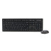 Комплект бездротовий, клавіатура з мишою A4Tech Fstyler FG1200, колір чорний