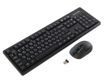 Комплект бездротовий, клавіатура з мишою A4Tech Fstyler FG1200, колір чорний