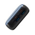 Портативний зарядний пристрій (павербанк) RIVACASE RIVAPOWER VA1075 (Black), 20000 mA, QC/PD 45W, з LCD, чорний