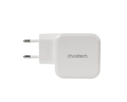 Мережевий зарядний пристрій Choetech PD8007-EU-WH, USB-С