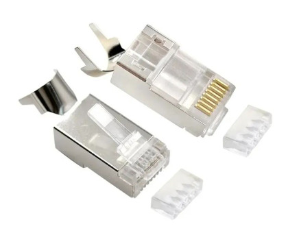 Конектор Cablexpert LC-PTF7-01/10, позолочені контакти (10 шт)