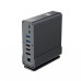 Док-станция (мультиадаптер) Cablexpert A-CF-COMBO15-01 USB-C 15-в-1 (USB-хаб + HDMI/DP/PD/кардридер/LAN/3,5-мм аудио), серый