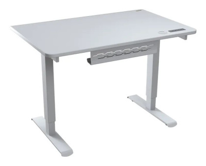 Стіл комп'ютерний Cougar Royal 120 Elite Lite White з електричним регулюванням  висоти,  стільниця 120 см, колір білий