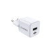 Мережевий зарядний пристрій Choetech PD5012-EU-WH, USB-A/USB-С
