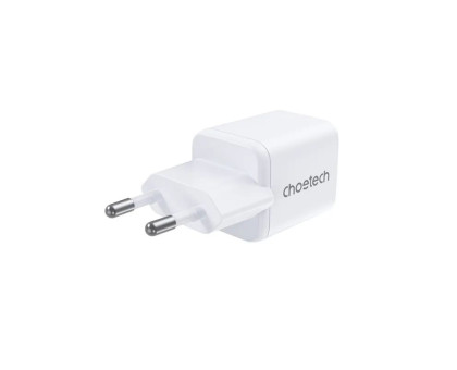 Мережевий зарядний пристрій Choetech PD5012-EU-WH, USB-A/USB-С