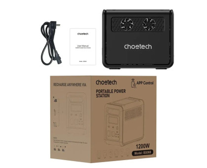 Зарядна станція Choetech BS068-EU-BKGY 1200Вт