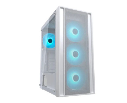 Корпус комп'ютерний Cougar MX160 RGB, білий