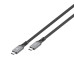 Кабель Cablexpert CCBP-USB4-CMCM240-0.3M, преміум якість, USB4, C-тато/C-тато, 0,3 м.