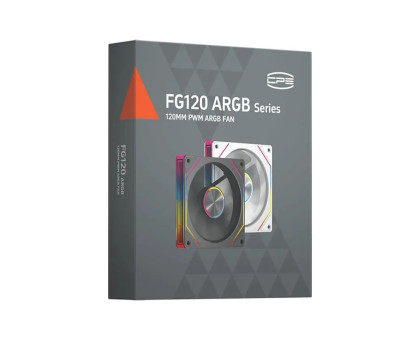 Корпусний вентилятор PCCOOLER FG120R ARGB BK, чорний