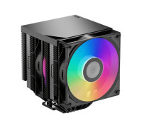 Кулер процесорний PCCOOLER RT620Pro TC ARGB BK, чорний