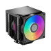 Кулер процесорний PCCOOLER RT620Pro TC ARGB BK, чорний