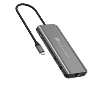 Багатопортовий мультиадаптер J5create JCD398-N, USB Type-C 5-в-1