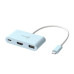 Багатопортовий мультиадаптер J5create JCA379EC-N, USB Type-C 3-в-1 блакитний