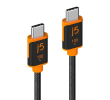 Кабель j5create JUCX25L30-N, преміум якість, USB 2.0, C-тато/C-тато,3 м.