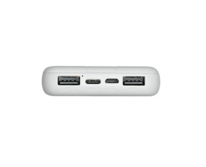 Портативное зарядное устройство (павербанк) RIVACASE RIVAPOWER VA2041 (White), 10 000 мА, белый