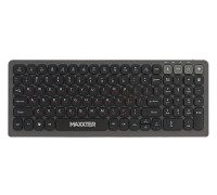 Клавіатура бездротова Maxxter KBW-C02B-UA, чорна