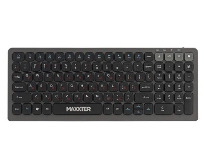 Клавіатура бездротова Maxxter KBW-C02B-UA, чорна