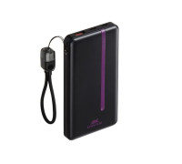 Портативний зарядний пристрій (павербанк) RIVACASE RIVAPOWER VA2311 (Black), 10000 mA, QC/PD 22,5 Вт, чорний