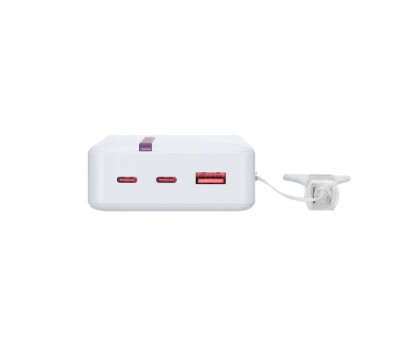 Портативное зарядное устройство (павербанк) RIVACASE RIVAPOWER VA2312 (White), 20 000 мА, QC/PD 22,5 Вт, белый