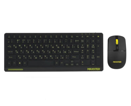 Бездротовий комплект Maxxter KMS-WCM-04B-UA, чорний