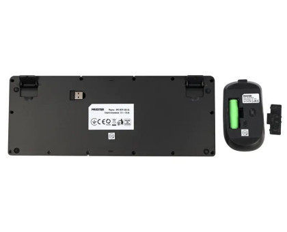 Бездротовий комплект Maxxter KMS-WCM-04B-UA, чорний
