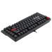 Механічна клавіатура, USB, Bloody LK70 (Ash Black), підсвічування клавіш, колір чорний