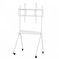 Мобільний стенд INTBOARD 65"-86" для інтерактивної панелі 65-86 (white)
