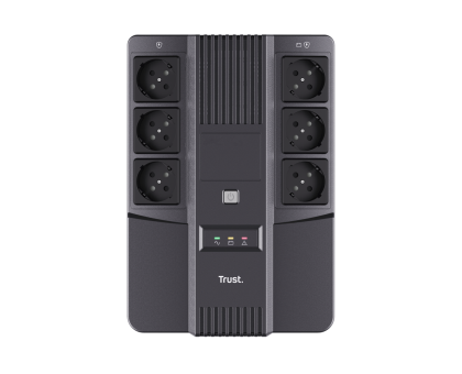 Джерело безперебійного живлення Trust 23326_TRUST Maxxon 800VA UPS with 6 standard wall power outlets BLACK
