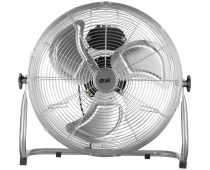 Вентилятор напольный 2E 2E-IF45C PowerWind 45C профессиональный, 45см, 100Вт, кнопки, двигатель медь 100%, серебристый