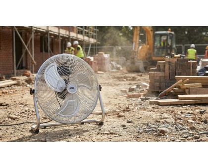 Вентилятор напольный 2E 2E-IF45C PowerWind 45C профессиональный, 45см, 100Вт, кнопки, двигатель медь 100%, серебристый