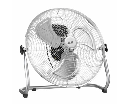 Вентилятор напольный 2E 2E-IF45C PowerWind 45C профессиональный, 45см, 100Вт, кнопки, двигатель медь 100%, серебристый
