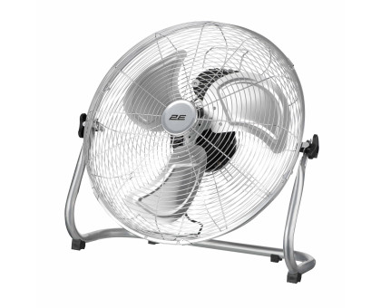 Вентилятор напольный 2E 2E-IF45C PowerWind 45C профессиональный, 45см, 100Вт, кнопки, двигатель медь 100%, серебристый