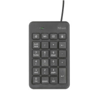 Клавіатура мембрана Trust 22221_TRUST Xalas USB-A Numeric Keypad 23Key, USB-A, чорний