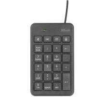 Клавіатура мембрана Trust 22221_TRUST Xalas USB-A Numeric Keypad 23Key, USB-A, чорний