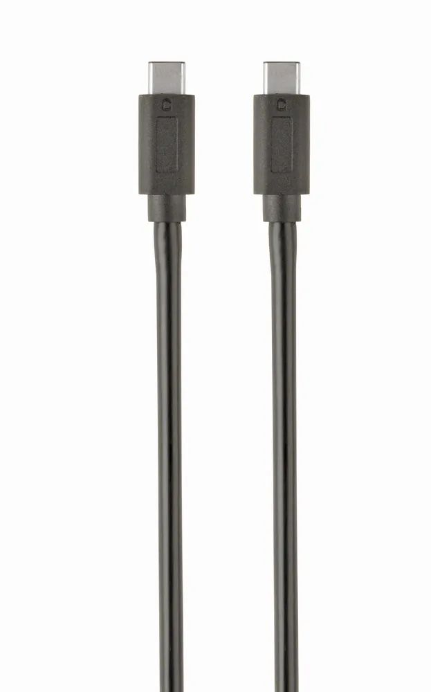Кабель Cablexpert CCP-USB3.1-CMCM-1M, преміум якість USB 3.1 C-тато/C-тато, 1,0 м. чорний