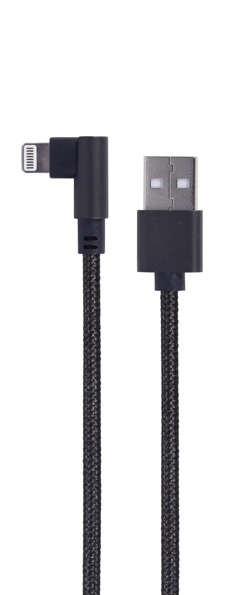 Кабель Cablexpert CC-USB2-AMLML-0.2M кутовий USB 2.0 AM-тато/Lightning, 0.2 м