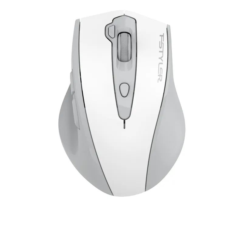 Миша бездротова безшумна A4Tech FG55S Plus (White) Fstyler, USB, 3200 dpi, Double Click, колір білий